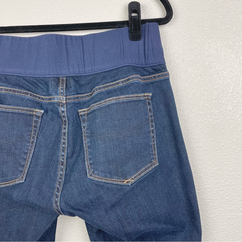 Gap Women's Maternity 29 8 Always Skinny Dark Wash Jeans Pull On Stretch Waist - Picture 10 of 14